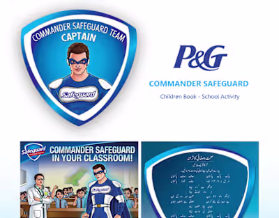 P&G School Campaign - Children Illustration