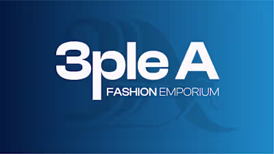 Corporate Identity Branding for 3ple A Fashion Emporium
