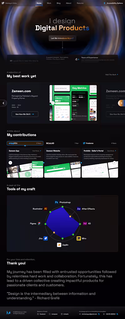 Hamayun Zafar - Portfolio