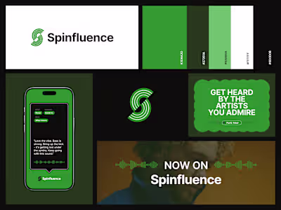 Spinfluence: Visual Identity & Social System
