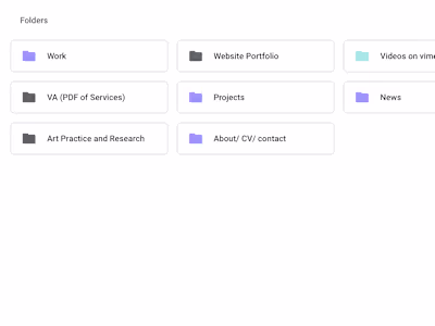 folder & file organization