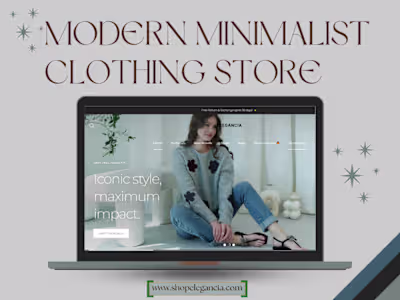 Modern Minimalist Clothing Store Design
A