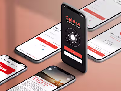 UI for Spirico App