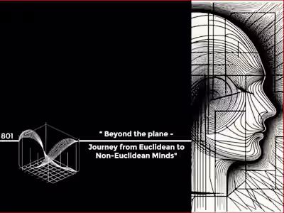 Beyond the Plane- Journey from Euclidean to Non-Euclidean Minds