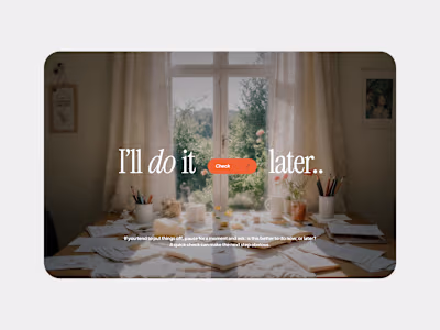 We all know the feeling: things we want to do, trips to plan...