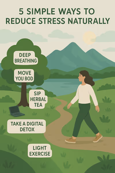 Natural Stress Relief Content Creation