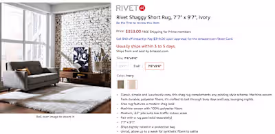 Product descriptions for Amazon