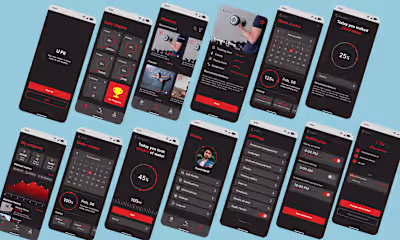 mobile app ui and website ui design