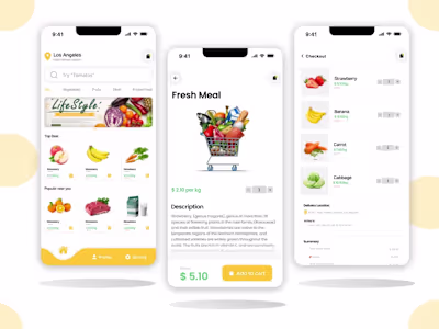 GROCERY App UI | Grocery Shop App