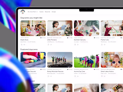Lucy Childcare Platform Design