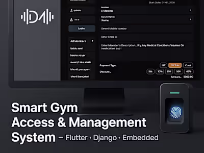 Smart Gym Management Platform Development