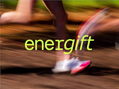 Wordmark logo for energift.