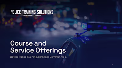 Presentation Design for Professional Training