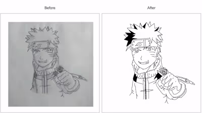 I will create line art of your design