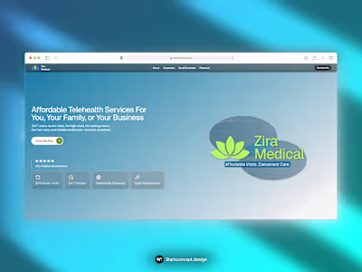 Zira Medical Website Design