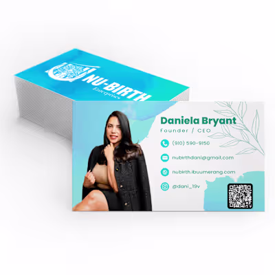 NU-Birth Enterprise Business Card Redesign