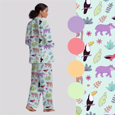 Seamless summer patterns