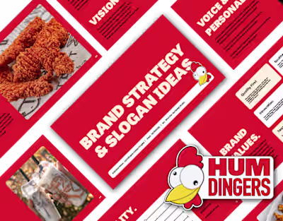 Cluckin' Cool Brand Identity - Humdingers Chicken