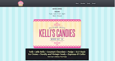 Kellis Candies Website Design