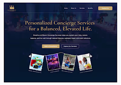 Just finished designing this website landing page on figma. ...