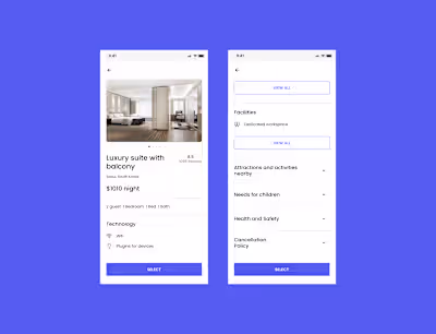 UI Designs - Mobile