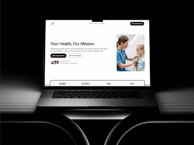 Rainbow Hospital Website Design and Development