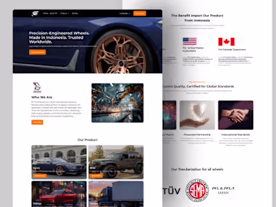 FFI Car Website Design