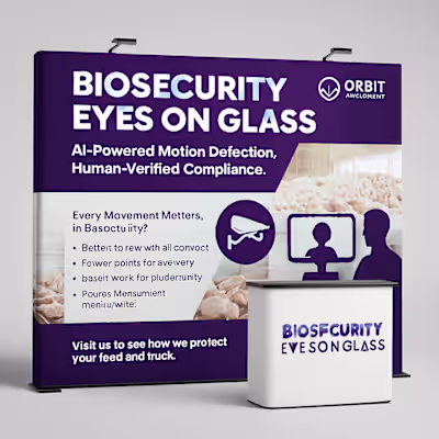 Concept Design – Tradeshow Booth for Orbit Farm Technologies...