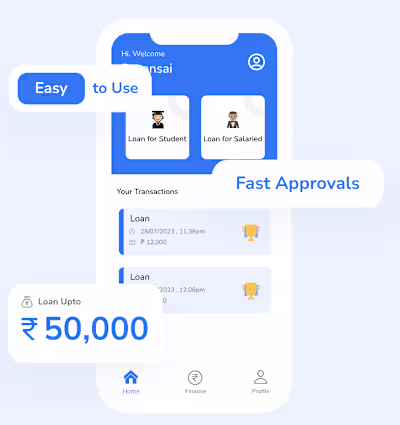 Instant Personal Loan App for Students & Salaried