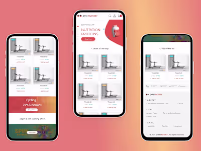 Gym E-commerce - App