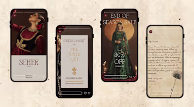 MG by Mansi Gajjar | Fashion Label | Instagram Content Design