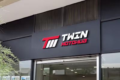 Logo Design For Twin Motohub