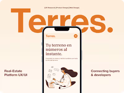Real-Estate App [Terres] - UX/UI