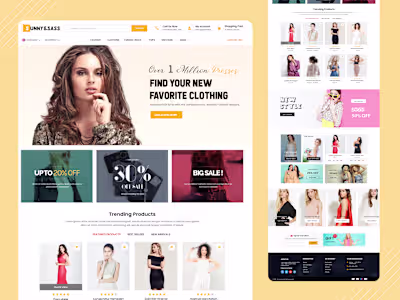 SUNNY & SASS - E-Commerce Website Design