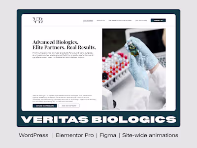 Simple & Professional Medical Website Design And Development. 