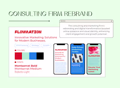 Flowmation - Brand Design/Logo Design