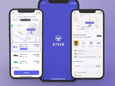 STEER - A Ride Hailing App