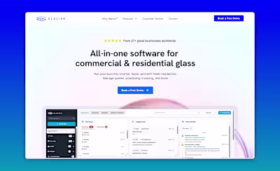 Webflow website redesign for a software company