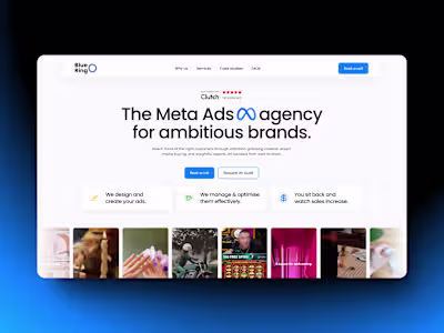 Bluering: Design + Webflow Development