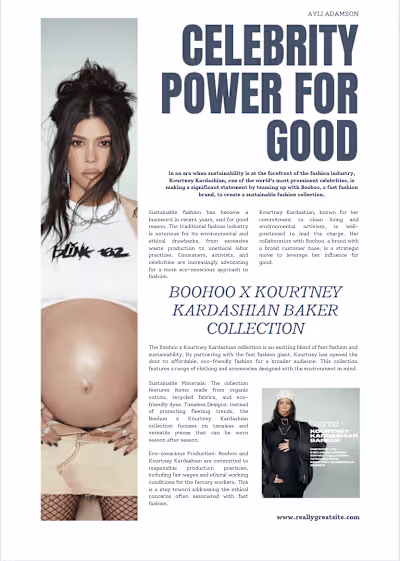 Blog Post: BOOHOO X Kourtney Kardashian Barker Collection