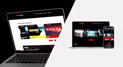 Creation of a Webflow website for a nonprofit event organization
