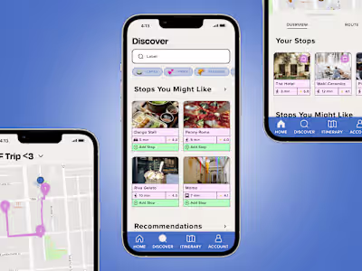 Intuitive mobile navigation app for less stress on the go 