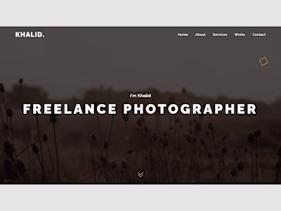 Khalid - Photographer