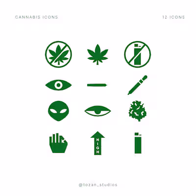 Cannabis Icons