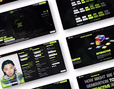 UX UI Portfolio Website :: Behance