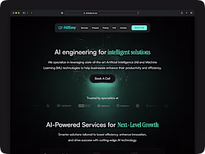 AI2Easy Website Design Project