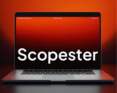 Scopestor Pitch Deck - Seed Round Deck (NDA Project)