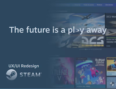 Steam App Redesign on Behance