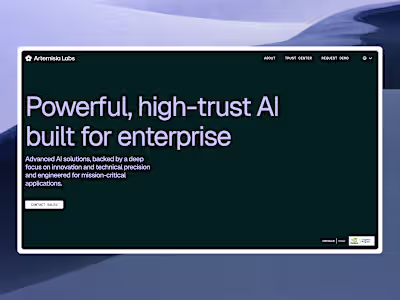 Artemisia Labs | Website Design & Framer Development