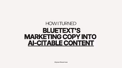 Problem: Bluetext had 16 years